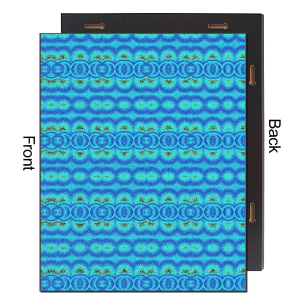 Custom Design - 16x20 Wood Print - Front & Back View