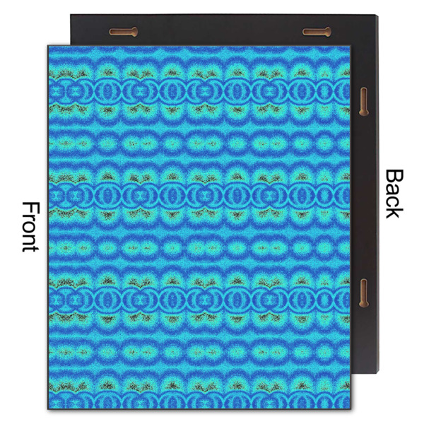Custom Design - 20x24 Wood Print - Front & Back View