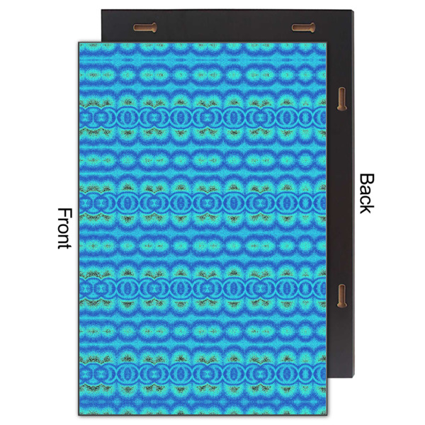 Custom Design - 20x30 Wood Print - Front & Back View