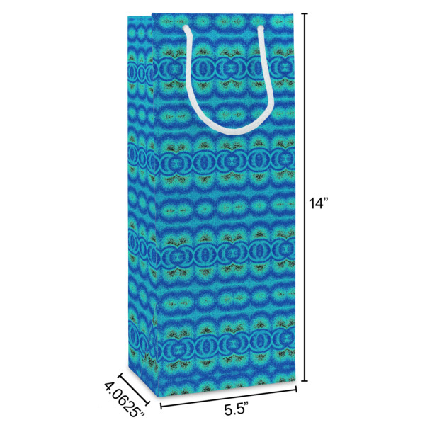 Custom Design - Wine Gift Bag - Dimensions