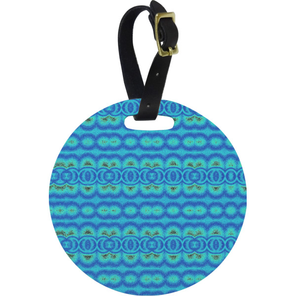 Custom Design Your Own Plastic Luggage Tag - Round