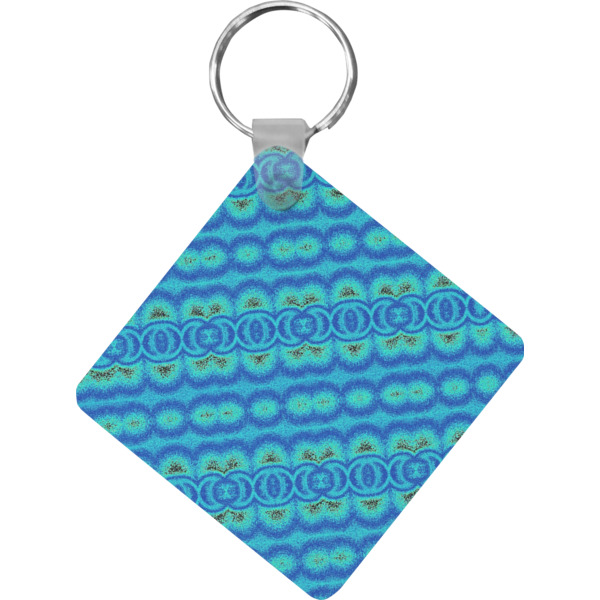 Custom Design Your Own Diamond Plastic Keychain