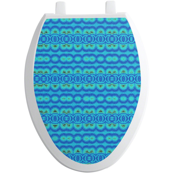 Custom Design - Toilet Seat Decal - Elongated - Front