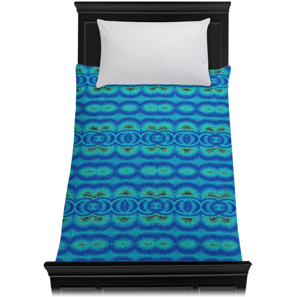 Custom Design - Duvet Cover - Twin - On Bed - No Prop