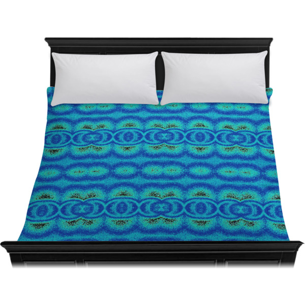 Custom Design - Duvet Cover - King - On Bed - No Prop
