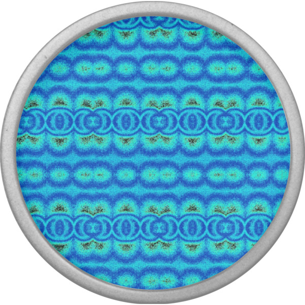 Custom Design - Cabinet Knob - Nickel - Front