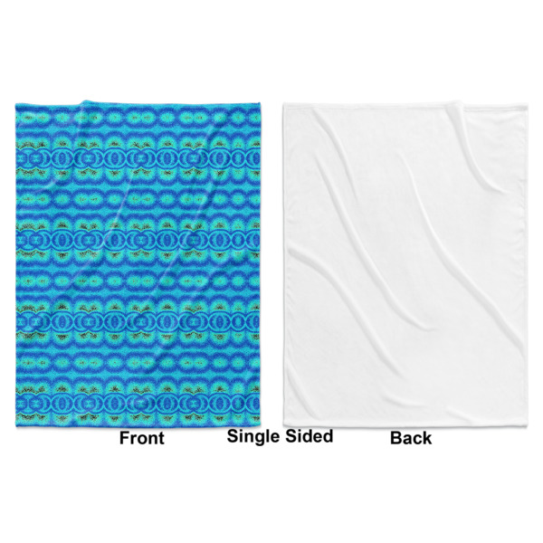 Custom Design - Baby Blanket (Single Sided - Printed Front, White Back)