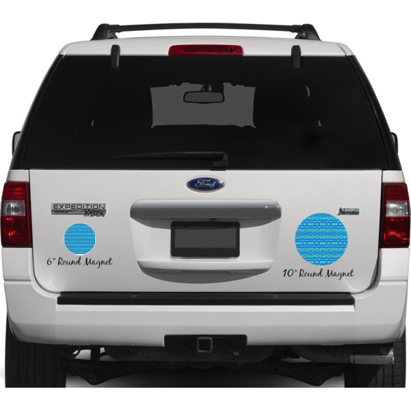 Custom Design - Personalized Car Magnets on Ford Explorer