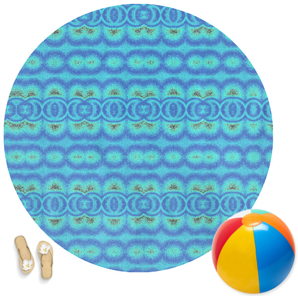 Custom Design Your Own Round Beach Towel