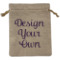 Design Your Own Burlap Gift Bag
