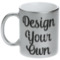 Design Your Own Metallic Silver Mug