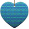 Design Your Own Heart Ceramic Ornament
