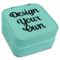 Design Your Own Travel Jewelry Box - Teal Leather