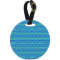 Design Your Own Plastic Luggage Tag - Round