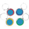 Design Your Own Wine Charms - Set of 4