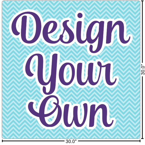 Custom Design Your Own Square Decal - XLarge