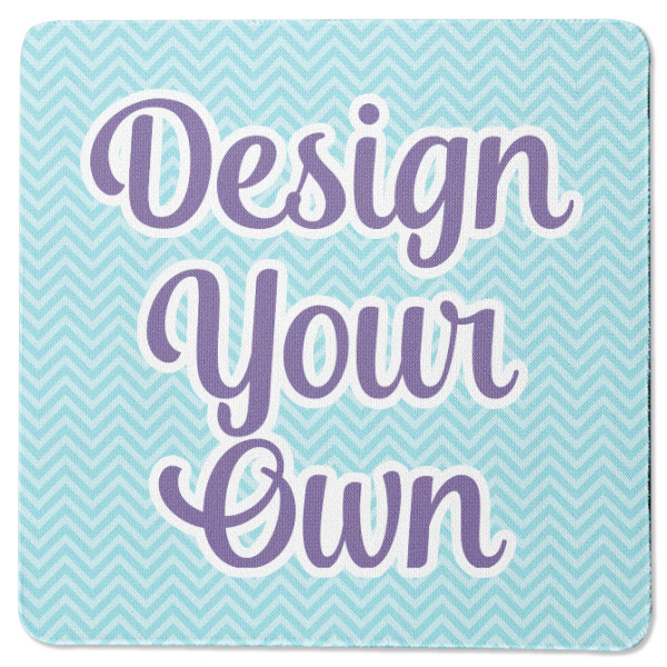 Custom Design - Square Coaster Rubber Back - Single