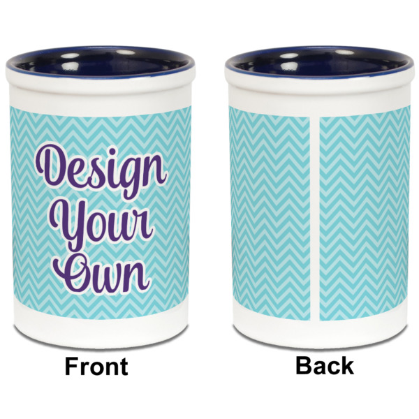 Custom Design - Pencil Holder - Blue - approval