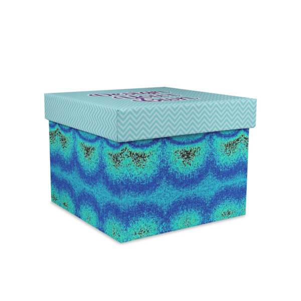 Custom Design Your Own Gift Box with Lid - Canvas Wrapped - Medium