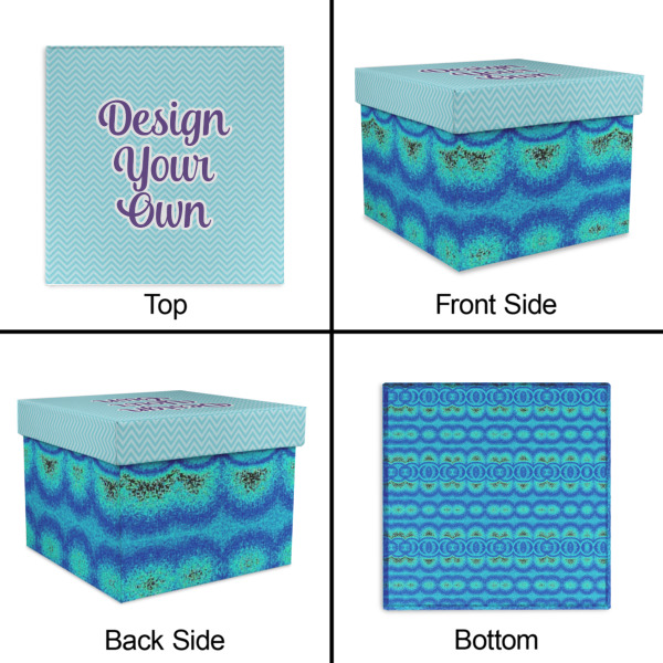 Custom Design - Gift Boxes with Lid - Canvas Wrapped - X-Large - Approval