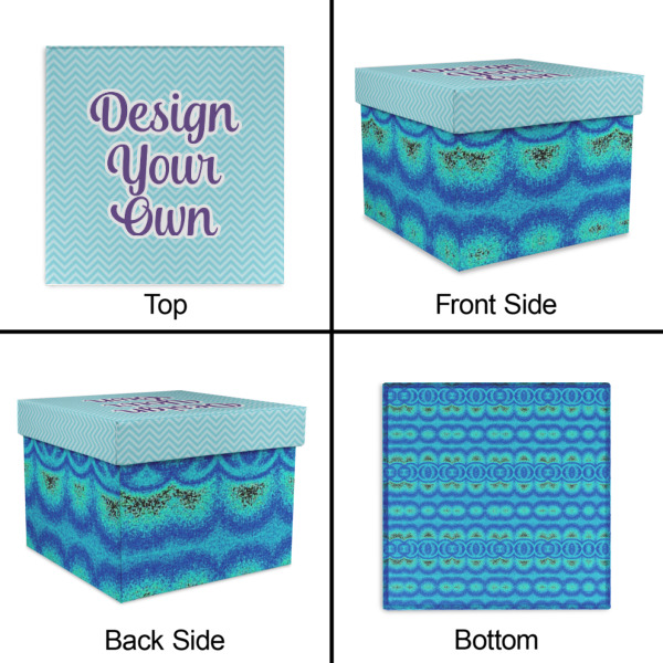 Custom Design - Gift Boxes with Lid - Canvas Wrapped - Small - Approval