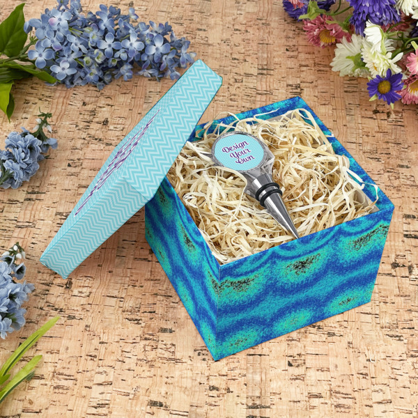 Custom Design - Gift Boxes with Lid - Canvas Wrapped - Medium - In Context