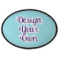 Design Your Own Iron On Oval Patch