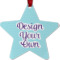 Design Your Own Metal Star Ornament - Double-Sided