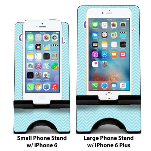 Custom Design - Compare Phone Stand Sizes - with iPhones