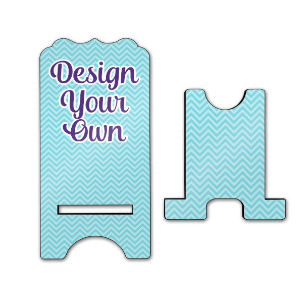 Custom Design - Stylized Phone Stand - Front & Back - Large