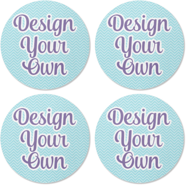 Custom Design - Coaster Round Rubber Back - Apvl