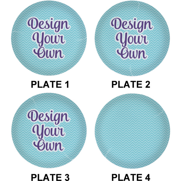 Custom Design - Set of Lunch / Dinner Plates (Approval)