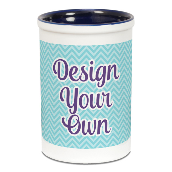 Custom Design - Pencil Holder - Blue