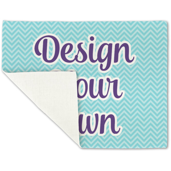 Custom Design - Linen Placemat - Folded Corner (single side)