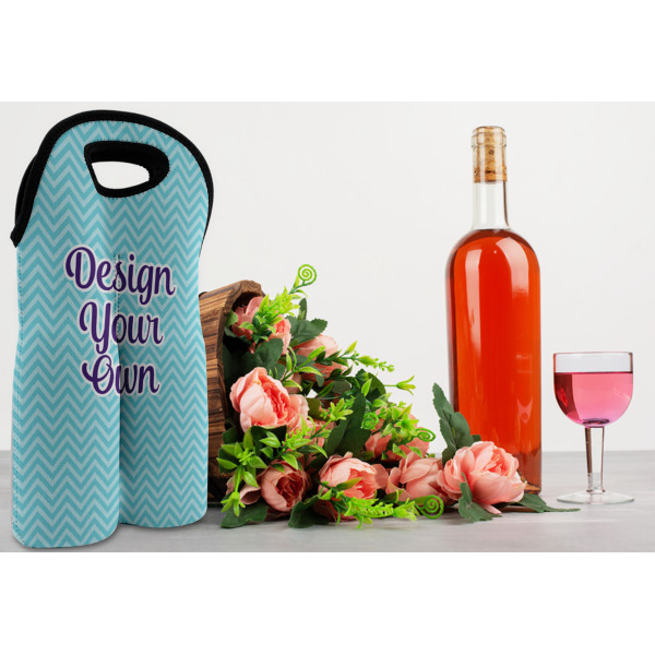 Custom Design - Double Wine Tote - In Context