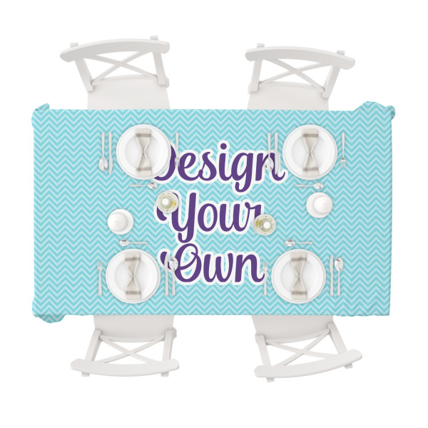 Custom Design - Tablecloths (58"x102") - TOP VIEW (with plates)