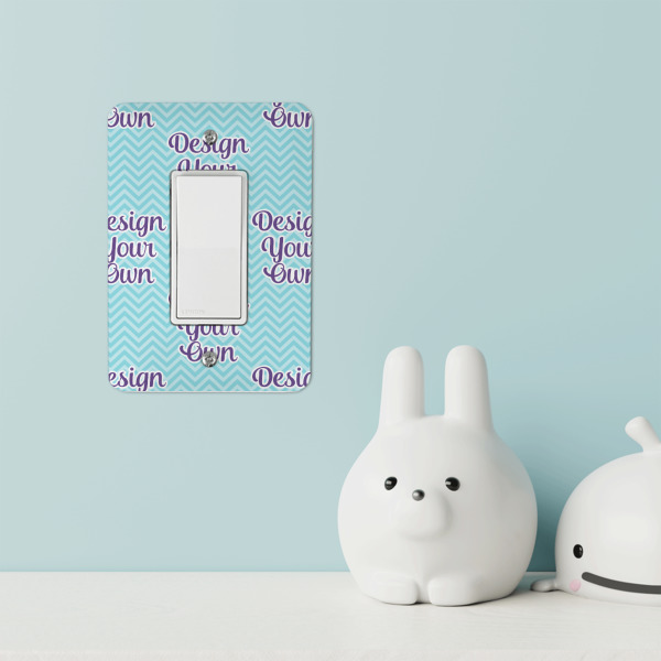 Custom Design - Rocker Light Switch Covers - Single - IN CONTEXT