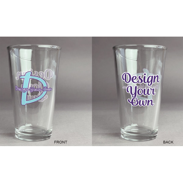 Custom Design - Pint Glass - Two Content - Approval