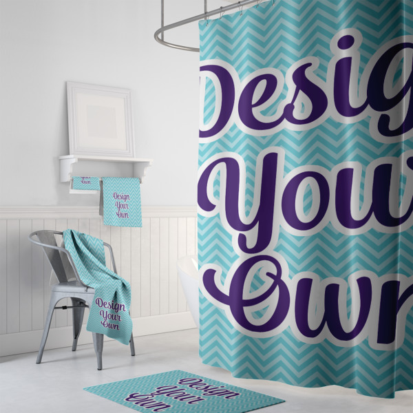Custom Design - Bath Towel Sets - 3-Piece - In Context