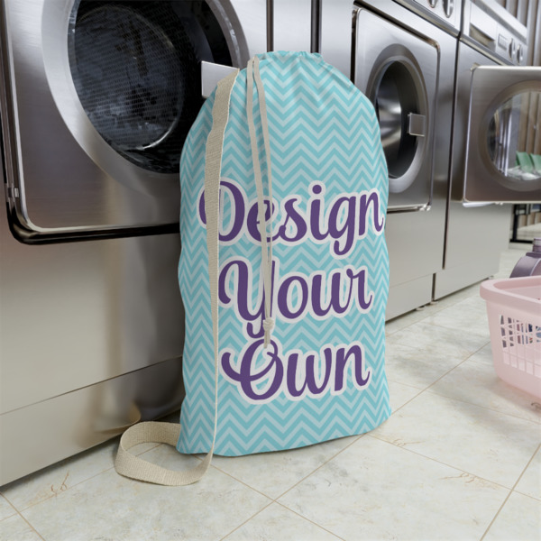 Custom Design - Large Laundry Bag - In Context