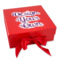 Design Your Own Gift Box with Magnetic Lid - Red