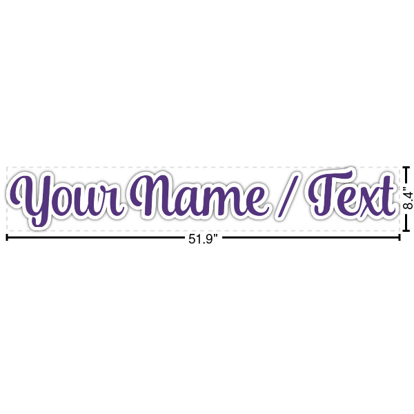Custom Design Your Own Name/Text Decal - Large