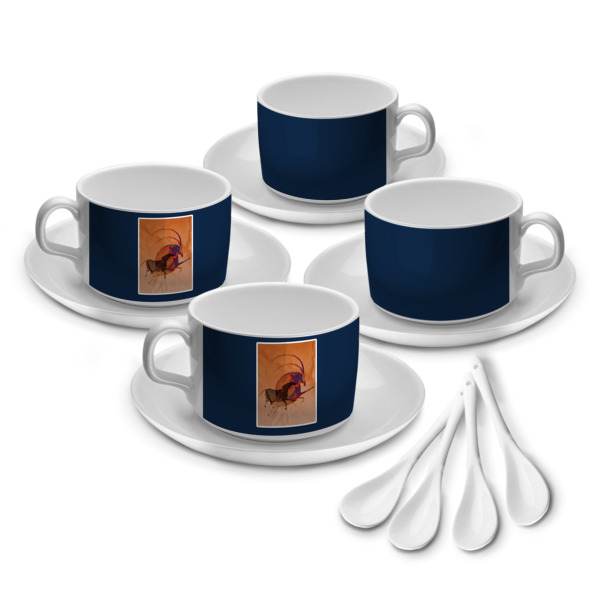 Custom Design - Tea Cup - Set of 4