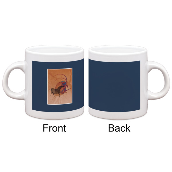 Custom Design - Single Shot Espresso Cup - Single - Front & Back