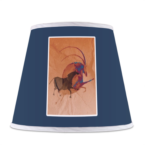 Custom Design - Poly Film Empire Lampshade - Front View