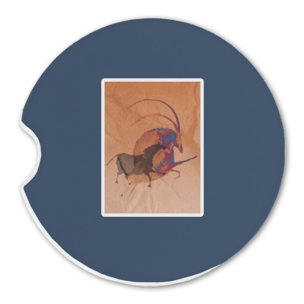 Custom Design - Sandstone Car Coaster - Single