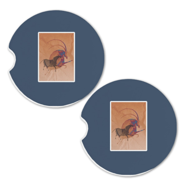 Custom Design - Sandstone Car Coasters - Set of 2