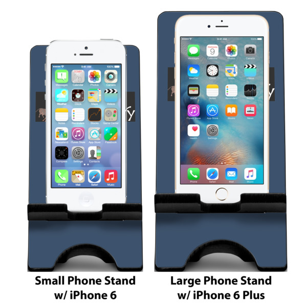 Custom Design - Compare Phone Stand Sizes - with iPhones