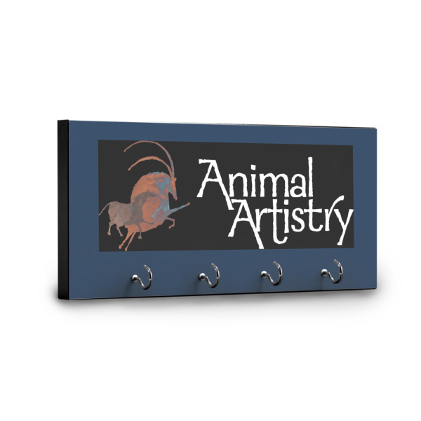 Custom Design - Key Hanger - Front View with Hooks