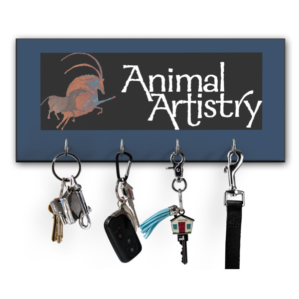 Custom Design Your Own Key Hanger w/ 4 Hooks
